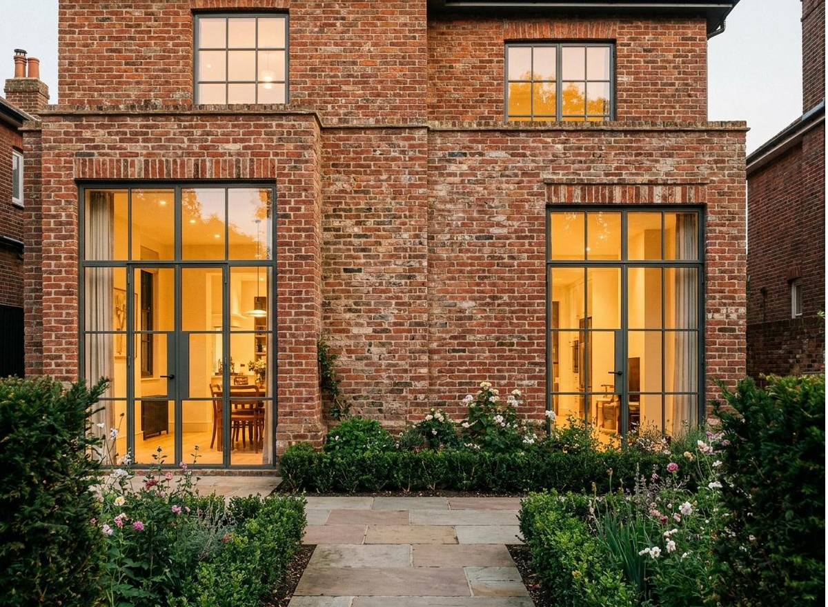The front of a South East family home